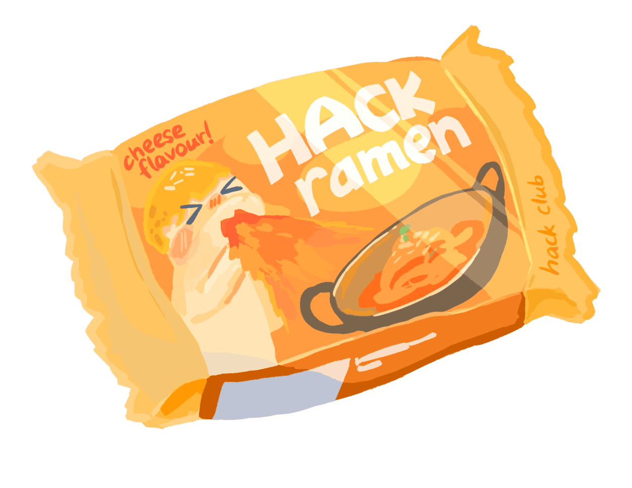 Hack Ramen Sticker